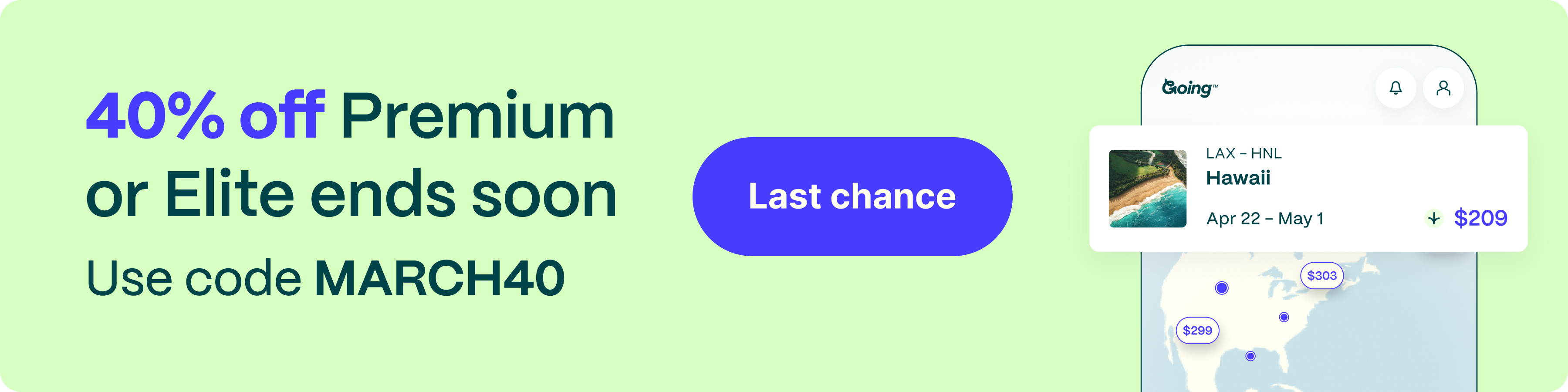 40% off Premium or Elite ends soon. Use code MARCH40. Last chance.
