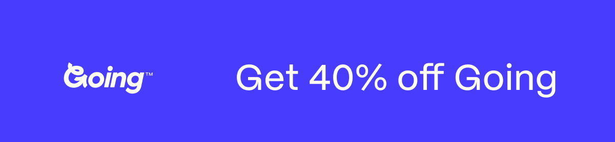 Going - Get 40% off Going