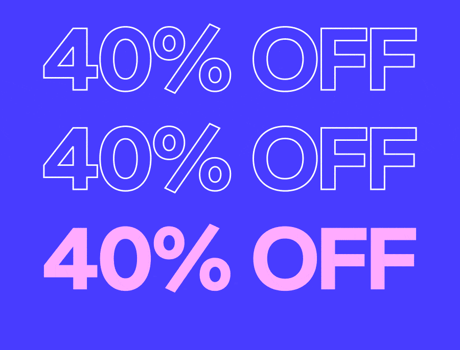 40% off